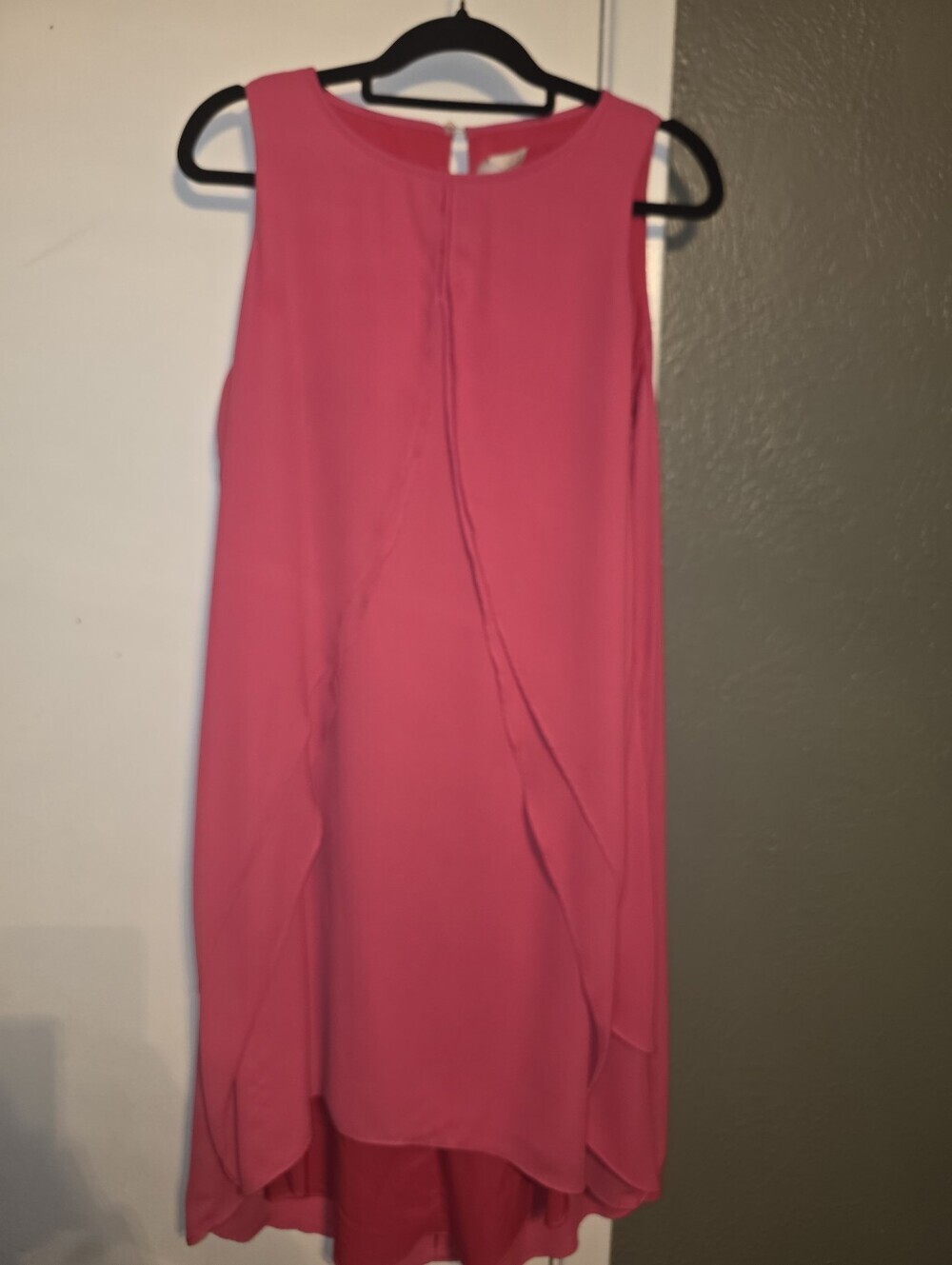 Chico's Hot Pink High Low Shift Dress Size 2.5